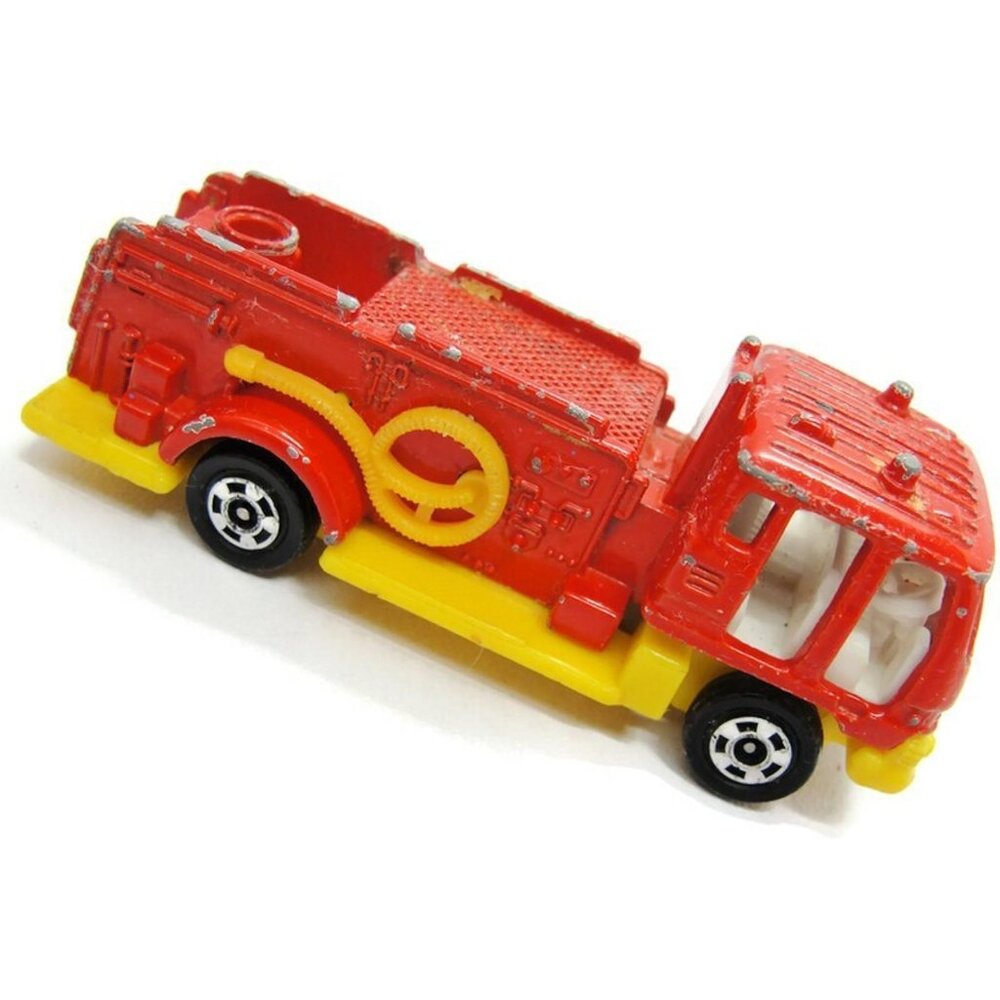 1958 Red & Yellow Toy Fire Truck By Aviva United Feature Syndicate Made In Japan